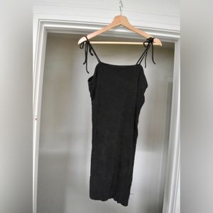 Tie Straps Jersey Knit Dress
